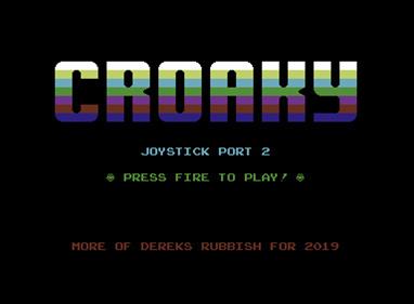 Croaky - Screenshot - Game Title Image