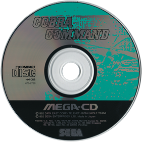 Cobra Command - Disc Image