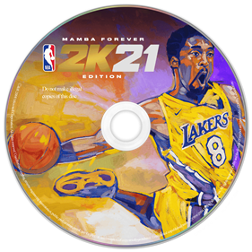 NBA 2K21: Mamba Forever Edition - Fanart - Disc Image