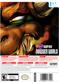 Epic Super Bowser World - Box - Back Image