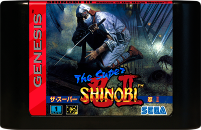 Shinobi III: Return of the Ninja Master - Fanart - Cart - Front Image