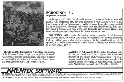 Napoleon at Waterloo - Advertisement Flyer - Front Image