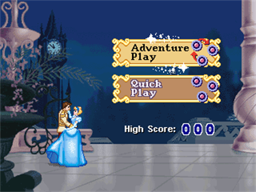 Disney's Cinderella: Cinderella's Magic Wishes - Screenshot - Game Select Image