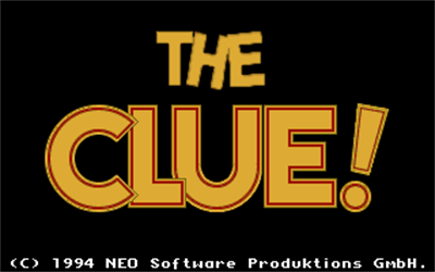 The Clue! - Screenshot - Game Title Image