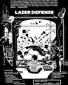 Laser Defense - Advertisement Flyer - Front Image