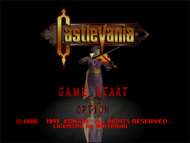 Castlevania - Screenshot - Game Title