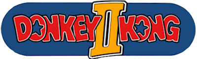 Donkey Kong II: Jumpman Returns - Clear Logo Image