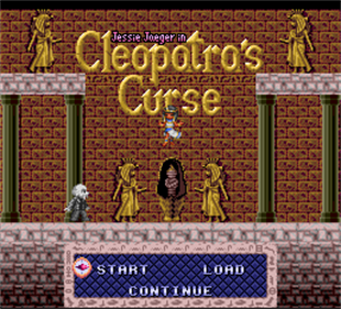 Jessie Jaeger in Cleopatra's Curse - Screenshot - Game Title Image