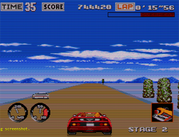 Turbo OutRun - Screenshot - Gameplay Image