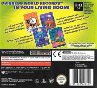 Guinness World Records: The Videogame - Box - Back Image