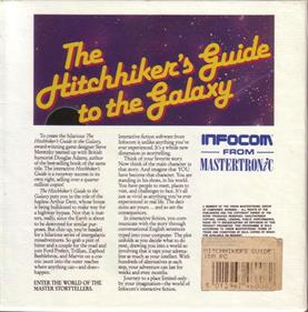 The Hitchhiker's Guide to the Galaxy - Box - Back Image