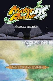 Monster Rancher DS - Screenshot - Game Title Image