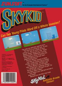 Sky Kid - Box - Back Image