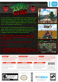 Zombii Attack - Box - Back Image