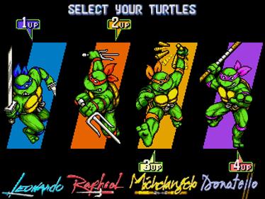Teenage Mutant Ninja Turtles: The Hyperstone Heist Remixed - Screenshot - Game Select Image