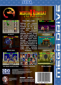 Mortal Kombat II Unlimited - Fanart - Box - Back Image