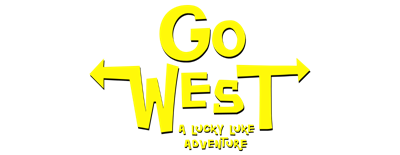 Go West!: A Lucky Luke Adventure - Clear Logo Image