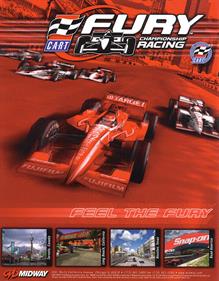 CART Fury: Championship Racing - Advertisement Flyer - Front Image