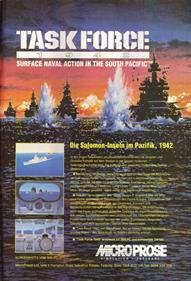 Task Force 1942: Surface Naval Action in the South Pacific - Advertisement Flyer - Front Image