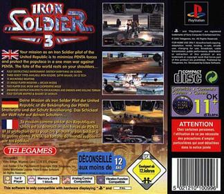 Iron Soldier 3 - Box - Back Image