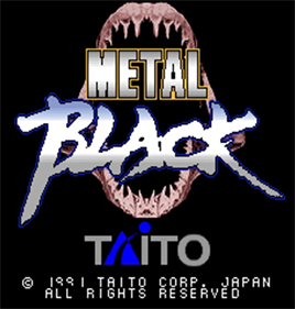 Metal Black - Screenshot - Game Title Image