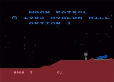 Arcade Pak #7: Moon Patrol  - Screenshot - Game Title Image