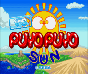 VS Puyo Puyo Sun - Screenshot - Game Title Image