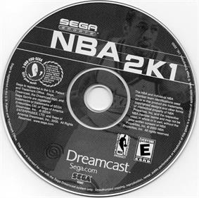 NBA 2K1 - Disc Image