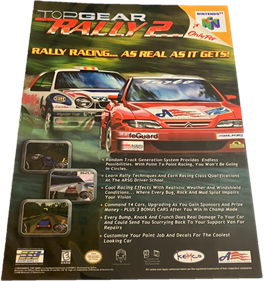 Top Gear Rally 2 - Advertisement Flyer - Front Image