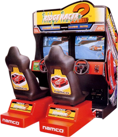 Ridge Racer 2 - Arcade - Cabinet Image