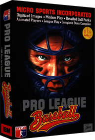 Pro League Baseball - Box - 3D Image