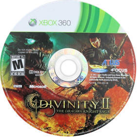 Divinity II: The Dragon Knight Saga - Disc Image