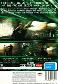 The Matrix: Path of Neo - Box - Back Image