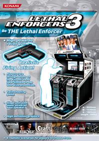 Lethal Enforcers 3 - Advertisement Flyer - Front Image
