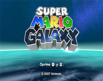 Super Mario Galaxy - Screenshot - Game Title Image