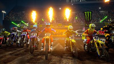 Monster Energy Supercross 2: The Official Videogame - Fanart - Background Image