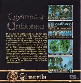 Crystals of Arborea - Box - Back Image