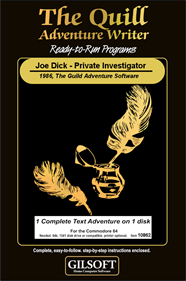 Joe Dick: Private Investigator - Fanart - Box - Front Image