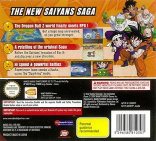 Dragon Ball Z: Attack of the Saiyans - Box - Back Image