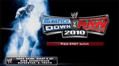 WWE SmackDown vs. Raw 2010 - Screenshot - Game Title Image