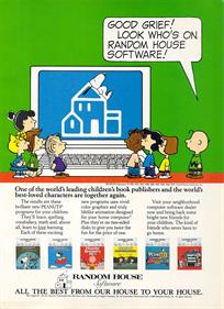 Charlie Brown's ABC's - Advertisement Flyer - Front Image