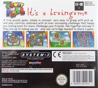 Super Fruit Fall - Box - Back Image