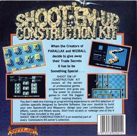 Shoot 'em-up Construction Kit - Box - Back