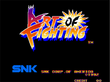 Art of Fighting - Screenshot - Game Title Image