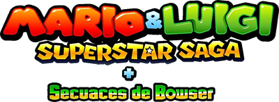 Mario & Luigi: Superstar Saga + Bowser's Minions - Clear Logo Image