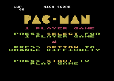 Pac-Man - Screenshot - Game Title Image