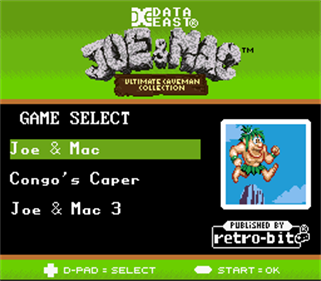 Joe & Mac: Ultimate Caveman Collection - Screenshot - Game Title Image