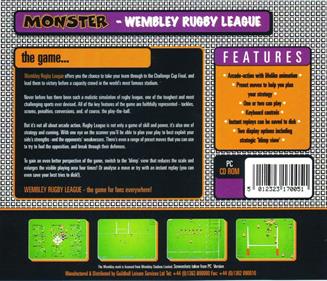 Wembley Rugby League - Box - Back Image