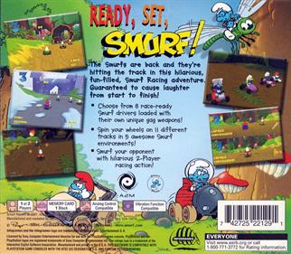 Smurf Racer! - Box - Back Image