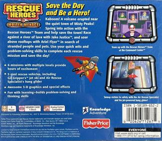 Rescue Heroes: Molten Menace - Box - Back Image